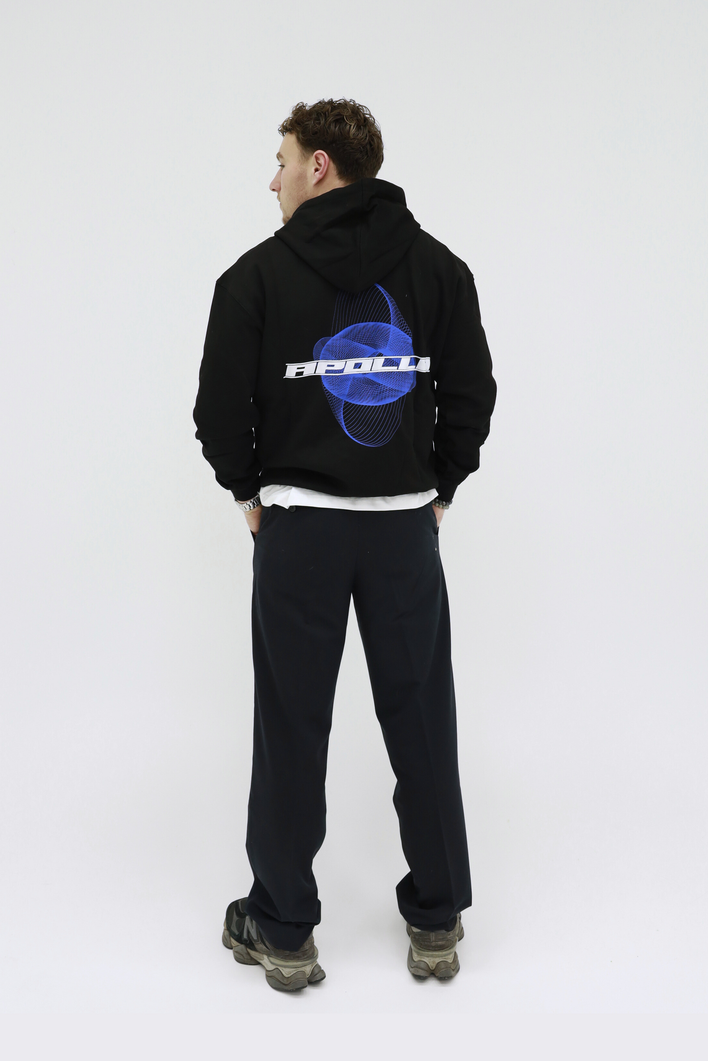 APOLLO SS24 HOODIE BLACK